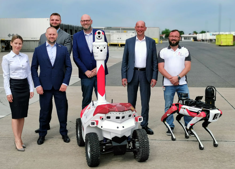 Roboter übernehmen Wachschutz am Erfurter Logistikzentrum