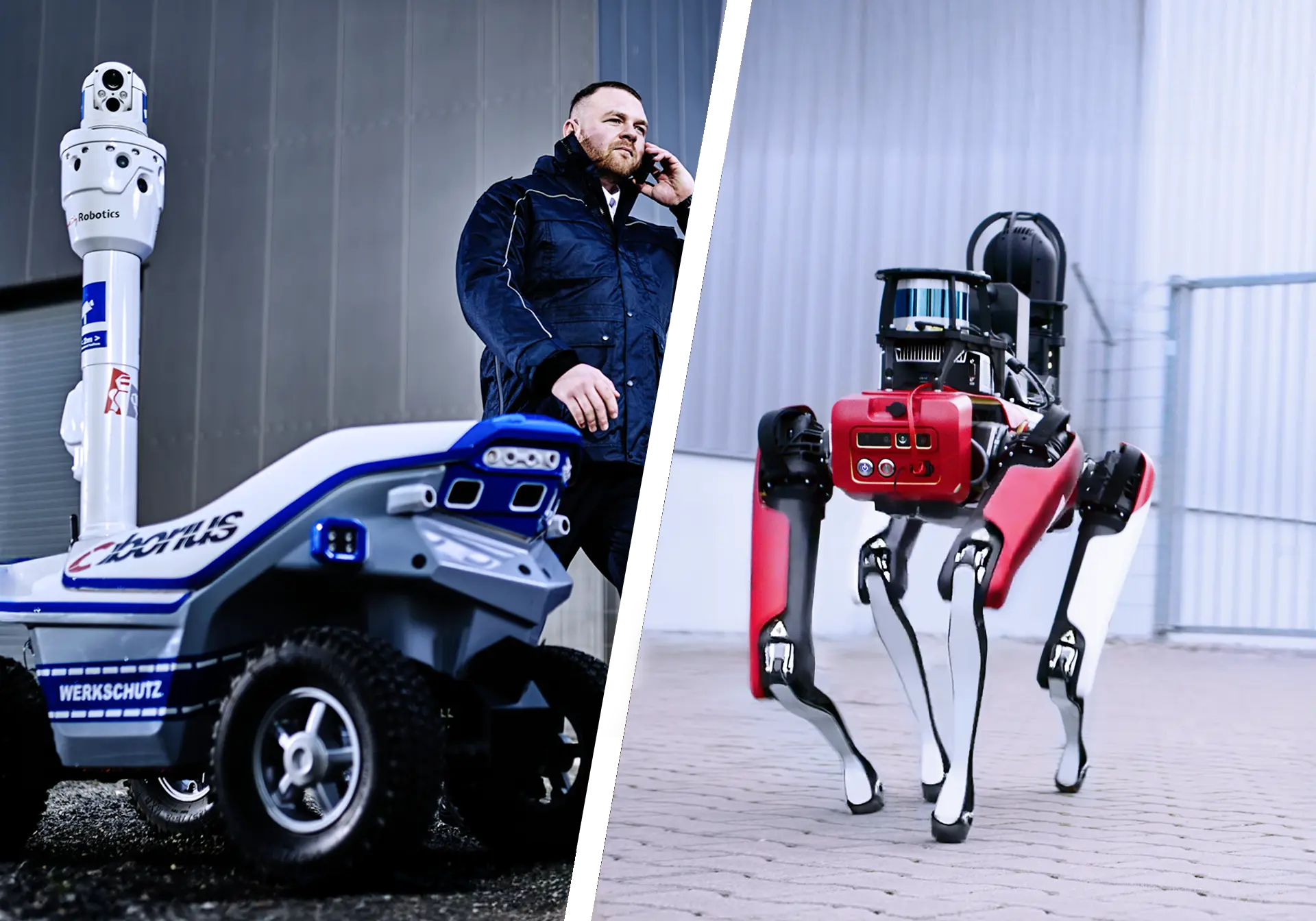 CIBOTICS Sicherheitsroboter im Objektschutz und Werkschutz CIBOTICS